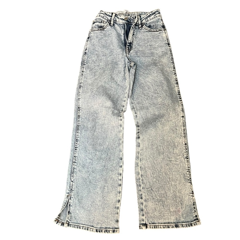 Target| Kids Girls Acid Wash Flare Jeans Adjustable Waist- Size 12